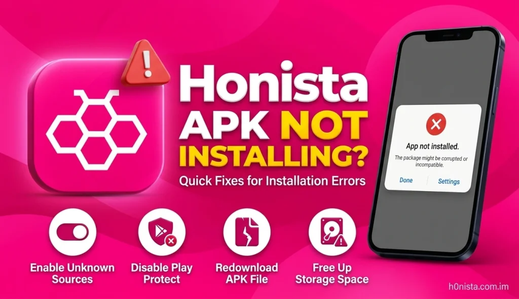 Honista APK Not Installing